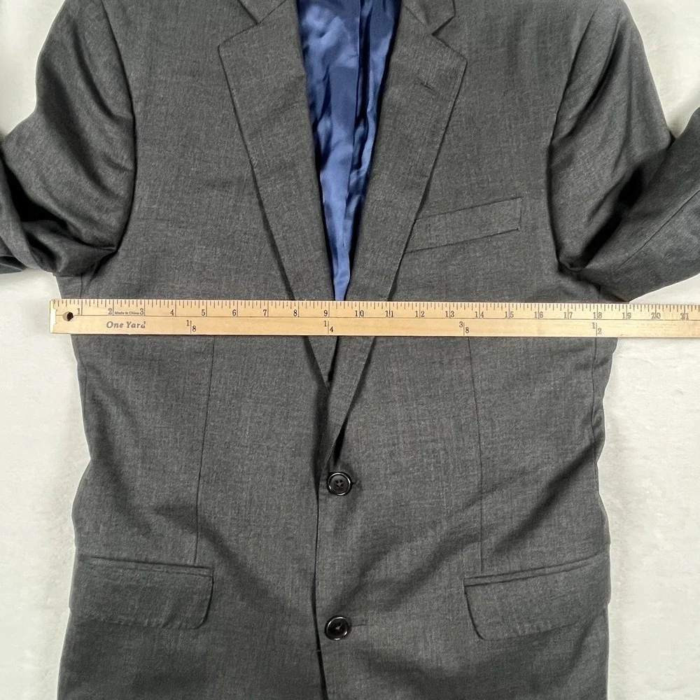 Brooks Brothers Brooksgate Regent Dark Gray Blazer Vitale Barberis Canonico Wool